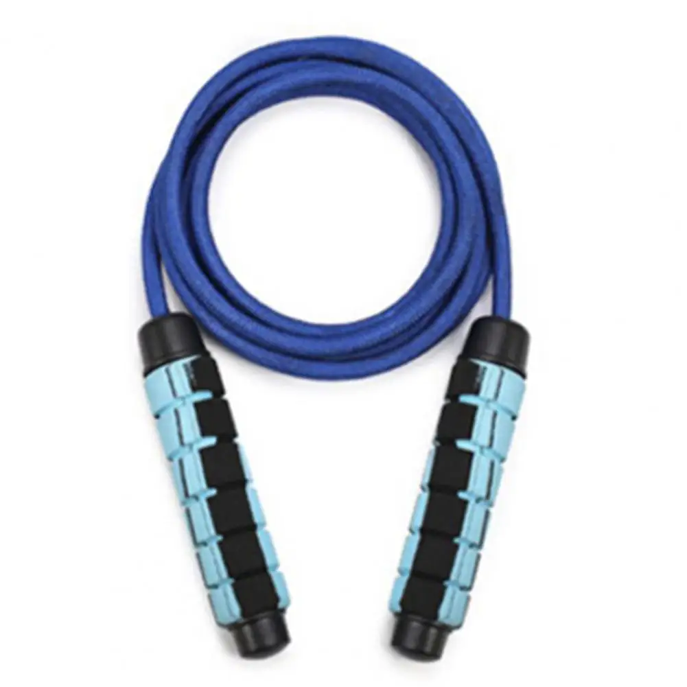 

Wire Skipping Rope Useful Anti-tangle High Speed Bearing Skipping Rope with Load Bearing Block Competition Supply