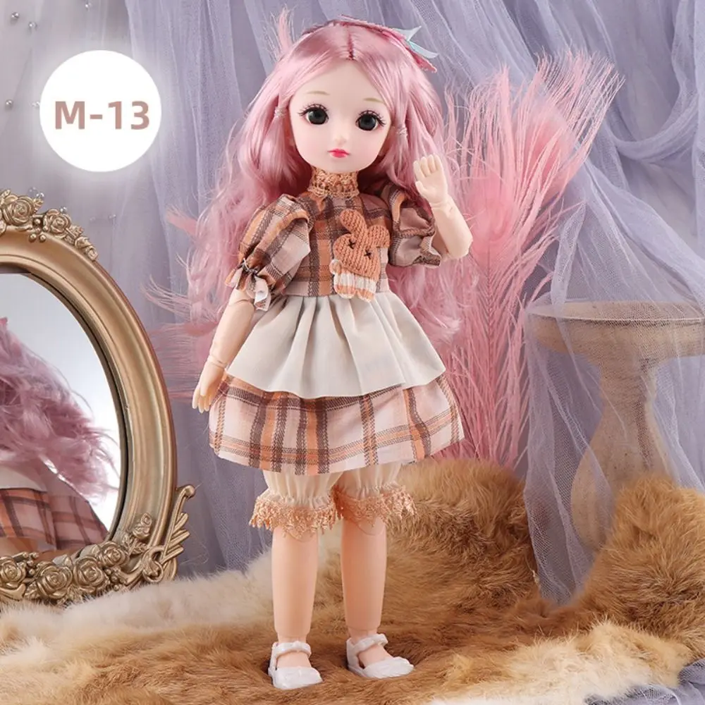 1/6 SD 30cm BJD Dolls&Clothes 23 Moveable Joints Attractive Eyes 30cm Dress Up BJD Dolls Anime Long Hair