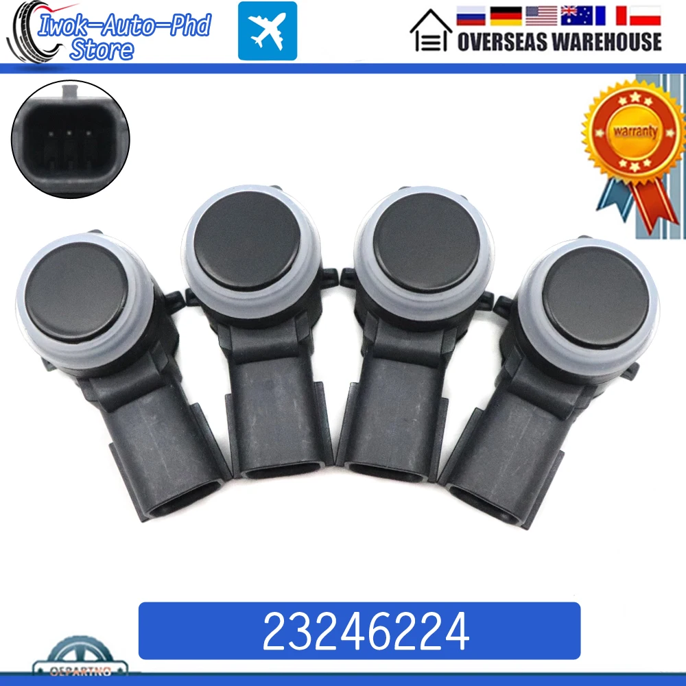 

4pcs 23246224 PDC Parking Sensor Bumper Reverse Assist Parktronic for Chevrolet Malibu 2019-2020 0263033131