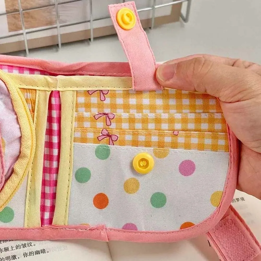 Cartoon Tier Dopamin Geldbörse Gedruckt PVC Kleine Make-Up Lippenstift Tasche Mehrschichtige Anti-spritzwasser Mini Tuch Lagerung Tasche