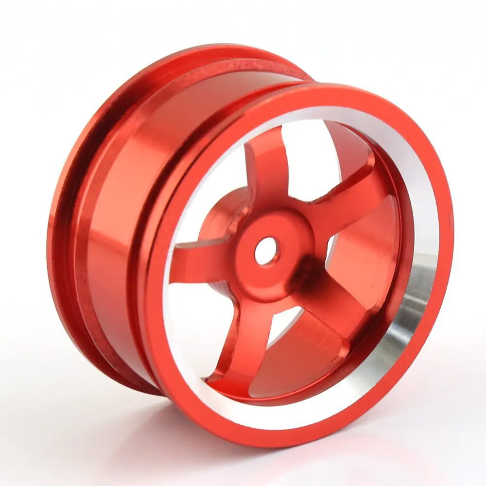 4Pcs Aluminum 52*26mm Wheel Rims for RC 1/10 On-Road Drift Traxxas HSP  94123 94122 Tamiya HPI Kyosho RedCat SAKURA