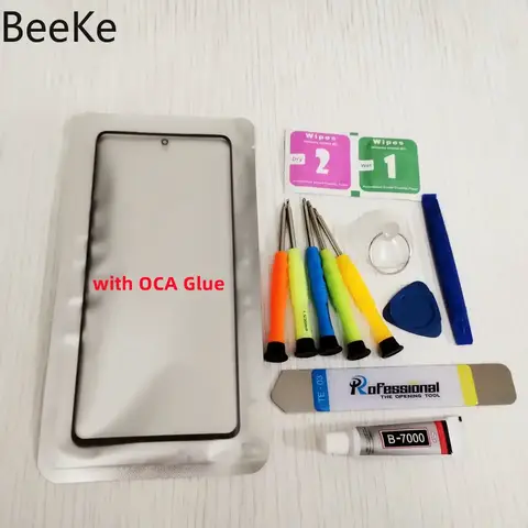 Front Touch Screen Glas + OCA Voor Huawei P20 P30 P40 P50 P60 Pro Plus Pura 70 80 Ultra Buitenste LCD Display Lens + Vervang Kits