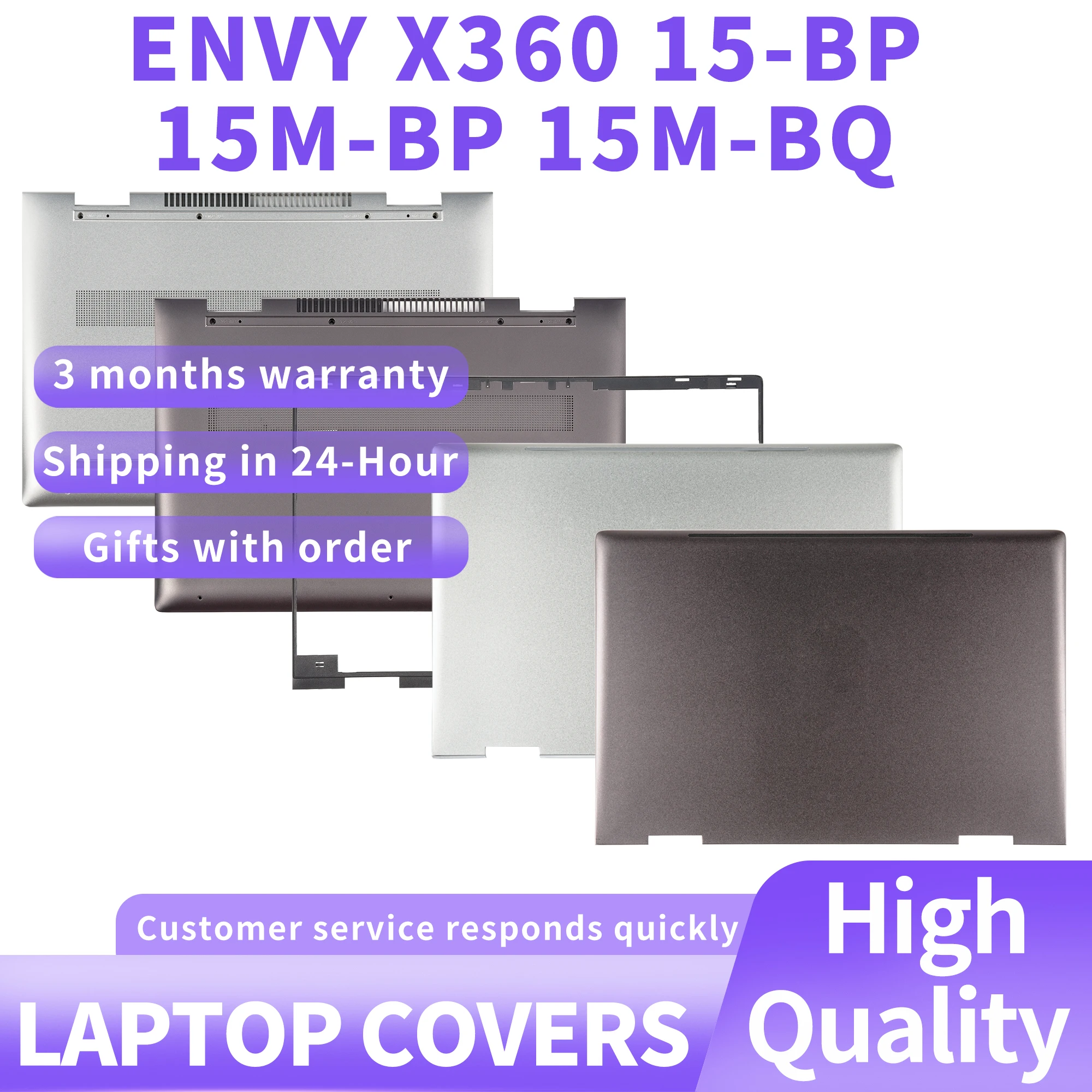 

Новый оригинальный чехол для ноутбука HP ENVY X360 15-BP 15M-BP 15M-BQ, задняя крышка с ЖК-дисплеем, передняя панель, нижняя крышка, задняя крышка, верхний чехол