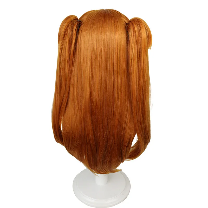 Anime Asuka Langley Soryu Cosplay Wigs Synthetic 70cm Hair Halloween Cosplay Orange Wig