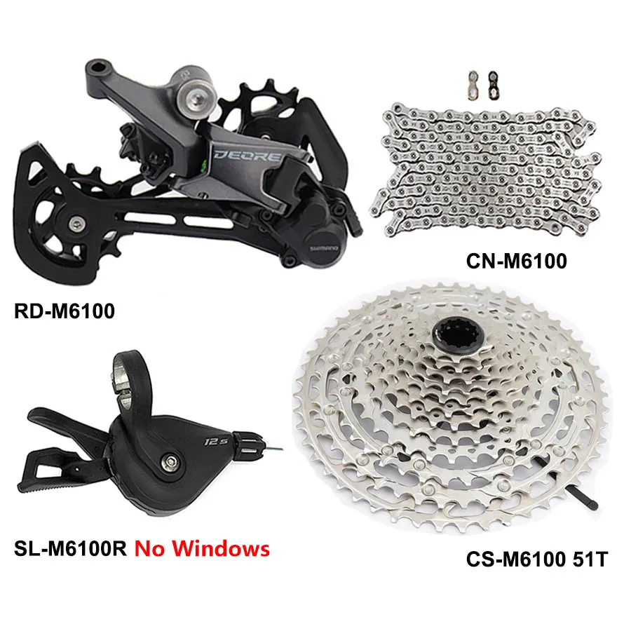 SHIMANO DEORE M6100 Groupset 12s MTB Mountain Bike 12v Shift lever