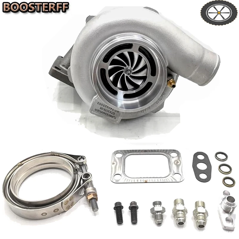 GT3076 Billet Compressor Wheel Turbo Up To 600HP With T3 Inlet 3