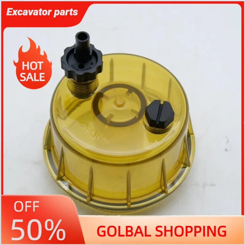 

Масляный фильтр экскаватора, чаша фильтра сепаратора топливной воды 129-0375 для EC EC210 (1290375)