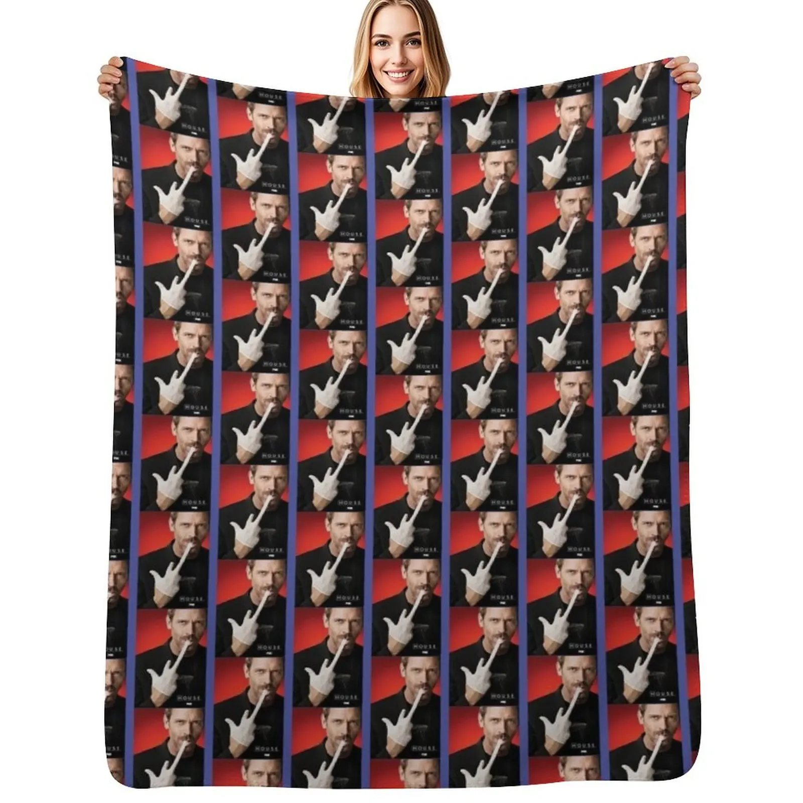 

House Md promo image Long(1) Throw Blanket Heavy Moving Soft Plaid Cute Blankets