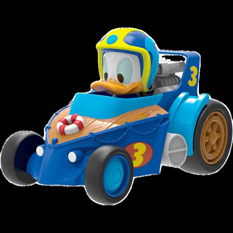 Disney carro de brinquedo dos desenhos animados mickey mouse pato donald margarida pato figura modelo puxar para trás carro esportivo crianças presentes natal coletar brinquedo