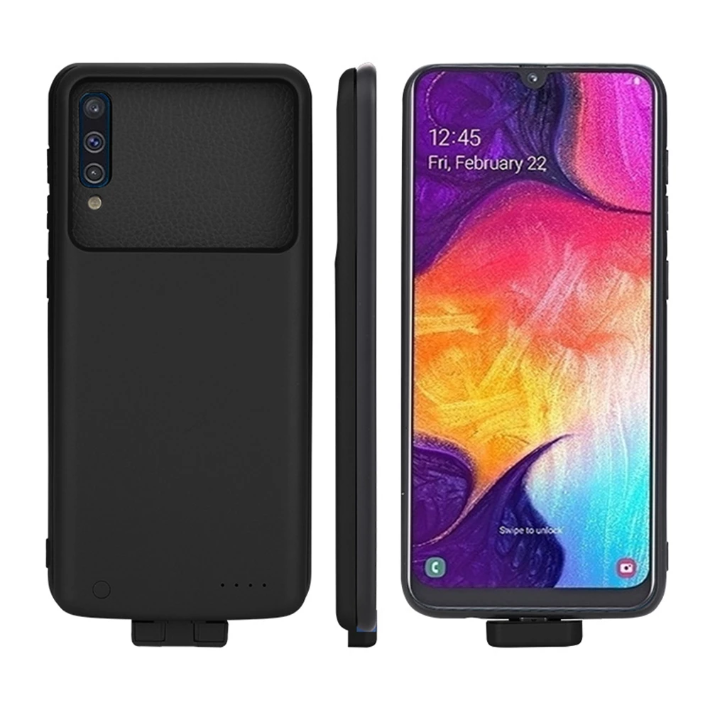 

5000mAh Battery Charger Cover For Samsung Galaxy A30S Battery Cases Magnetic Power Bank Cover External Battery Charging Cases