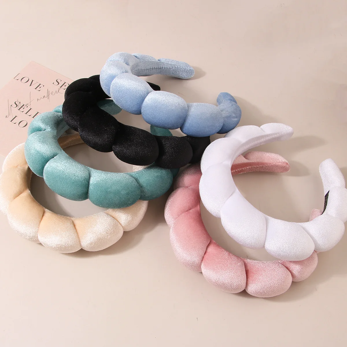 Autumn And Winter Hot Sale Of Velvet Cloud Hair Band Female Increase Cranial Head Band Simple Non-Slip Hair Accessories Female