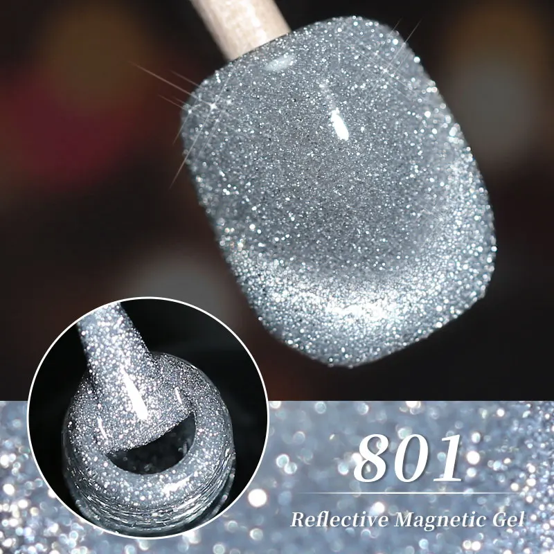 Clou Beaute reflecterende magnetische Cat Eye sprankelende universele nagellak Glitter hybride vernisgel semi-permanent voor nagelkunst