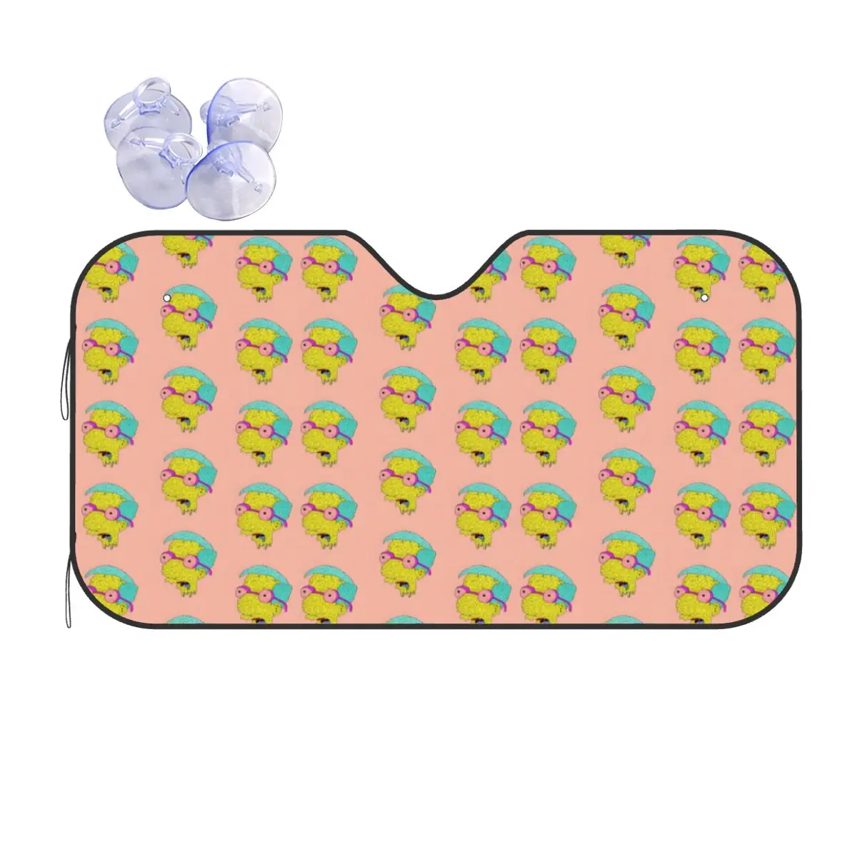 

Custom The Simpsons Cartoon Car Windshield Sunshade Front Windshield Sun Shade Visor