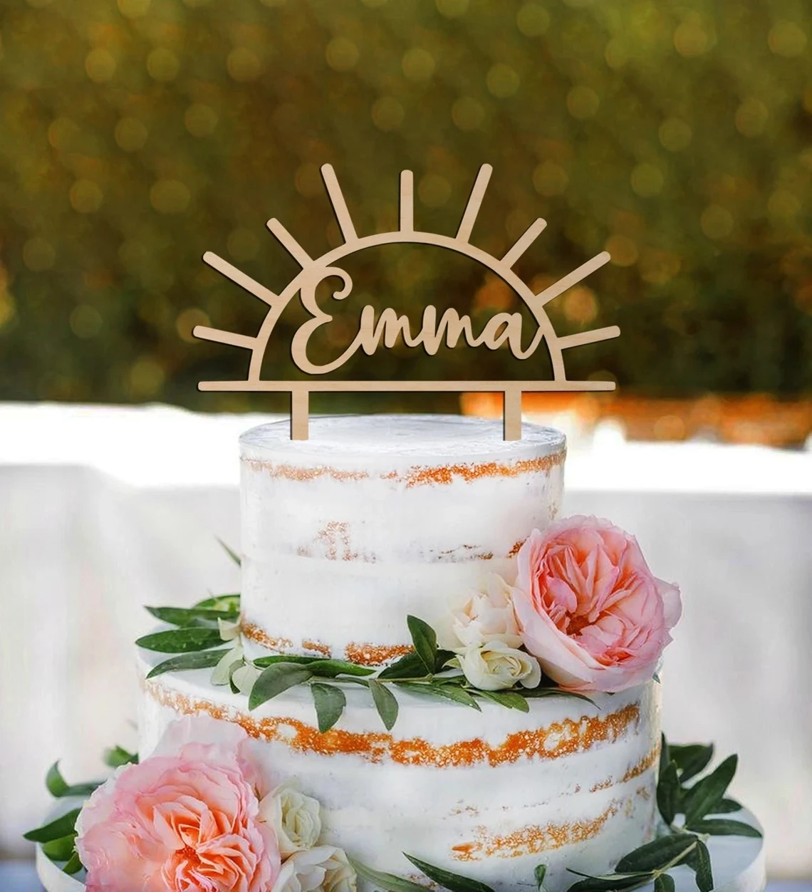 Sunshine Cake Topper, Birthday Themes Neutral, You Are My Sunshine Party Decoration, Sun Cake Topper, Custom Name Cake Topper