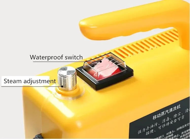 220 В 2600 Вт Высокотемпературная портативная чистящая машина высокого давления Пароочиститель Автоматический насос Стерилизация Дезинфектор