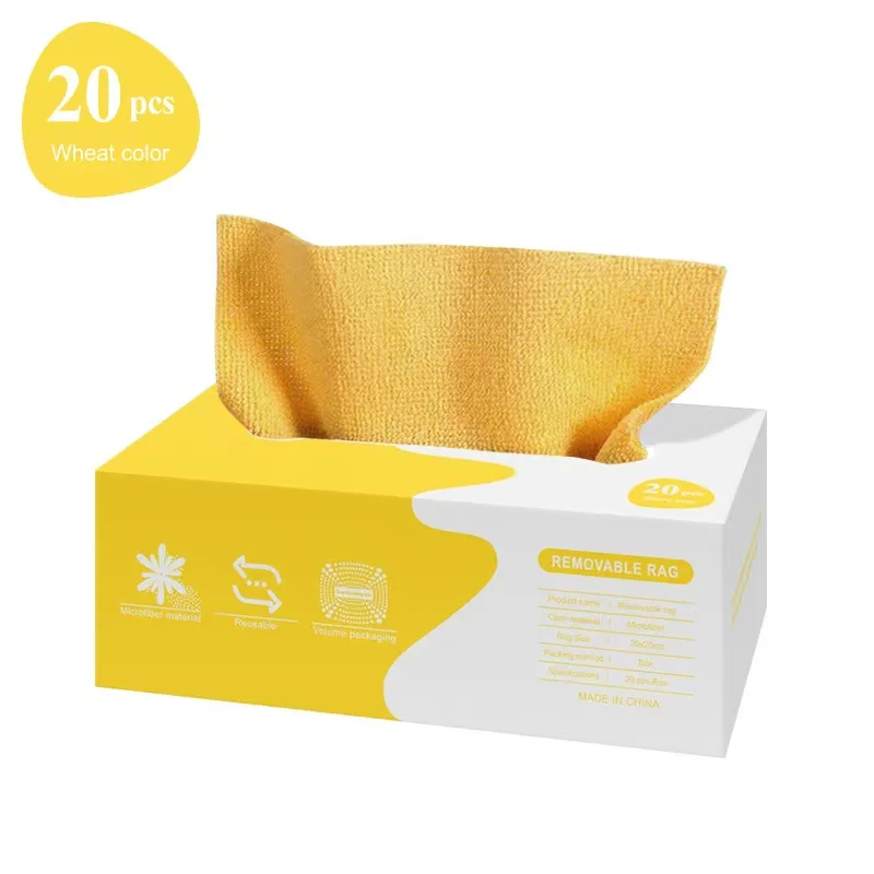 

20 pieces/box Disposable kitchen rags/For kitchen home use/Disposable absorbent rags essential for lazy people