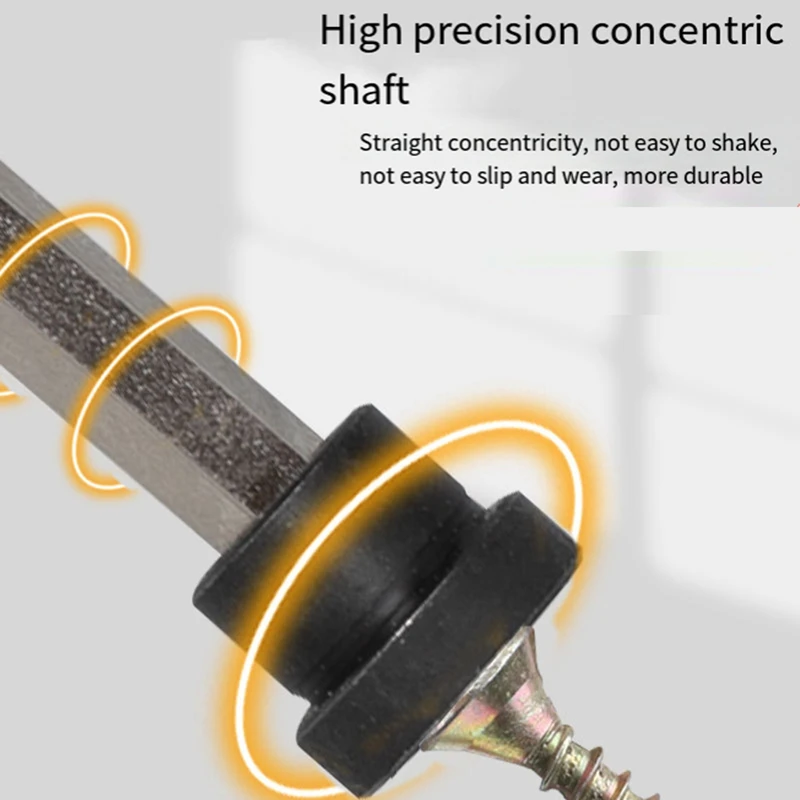 10 Stück magnetische Trockenbau-Schraubens etzer für Gipskarton-Sechskantschaft-Position ierungs bohrer Einfache Installation Bohr zubehör