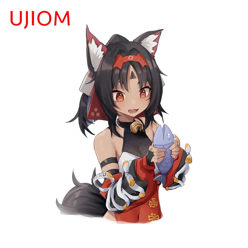 UJIOM Furry Kawaii Animal Wall Sticker Trendy Nursery Room Decoration JDM Decal Hot Selling Kitchen Cupboard Accessories view 4
