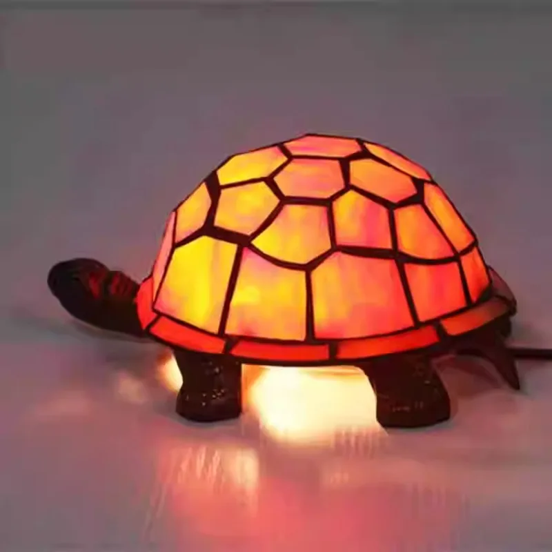 Study bedroom desk lamp small exquisite animal turtle cute children's room night lamp desk lamp