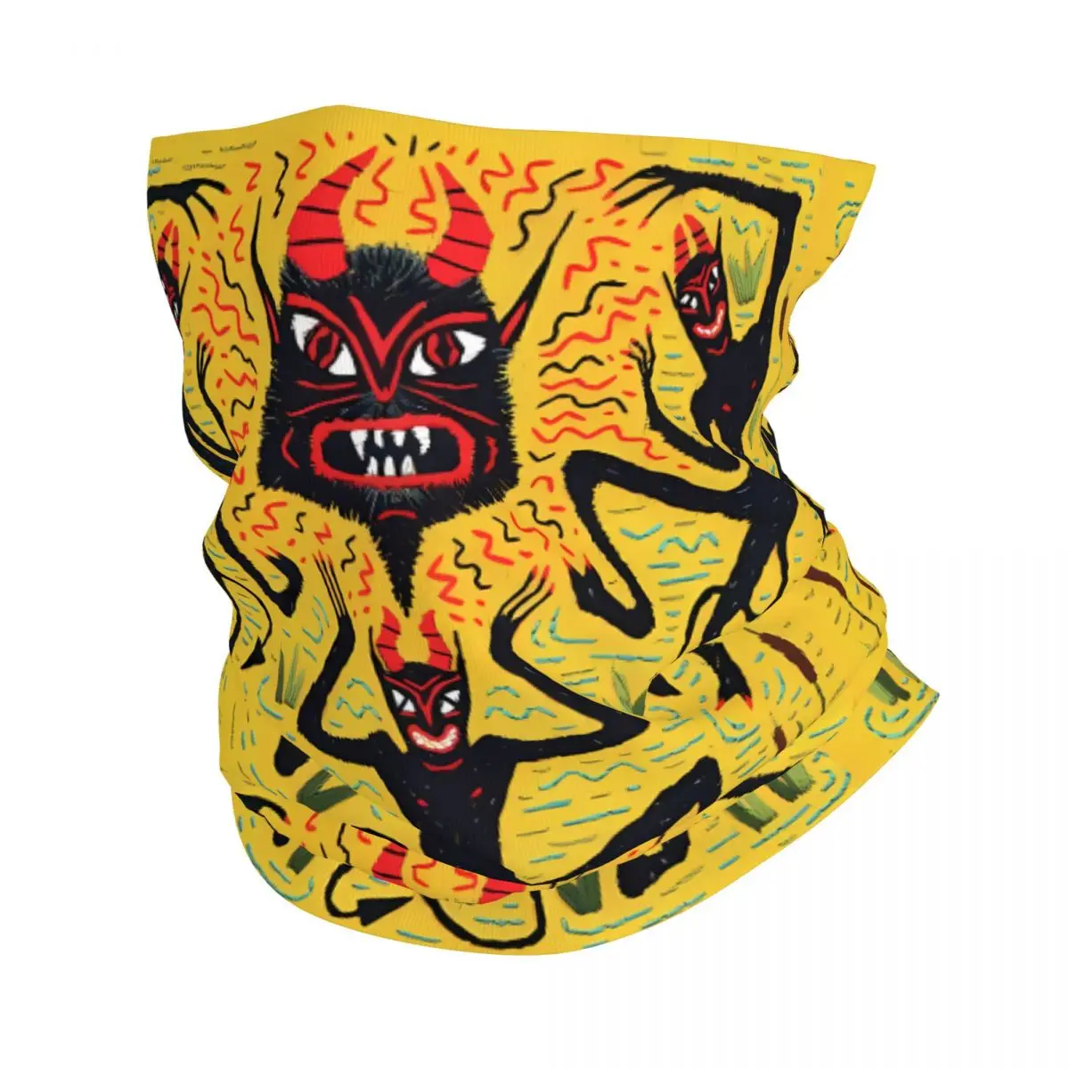 Demons Scarf Neckerchief Neck Face Mask Polyester