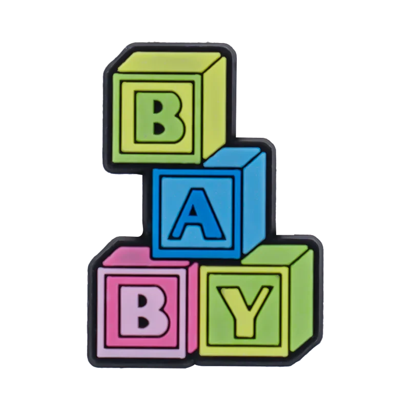 1/50pcs Family Shoe Charms for Mom Dad Baby Shoe Decorations Pins for Men Women Kids Sandal Buckles Ornaments Accessories Gifts