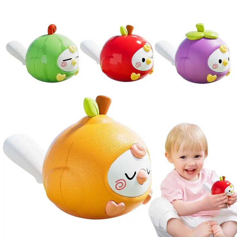 Bird Call Whistle 4-Piece Kids Whistle Set Water Warbler Hand Eye Coordination Toys Chewable Toddler Music Instruments Novelty