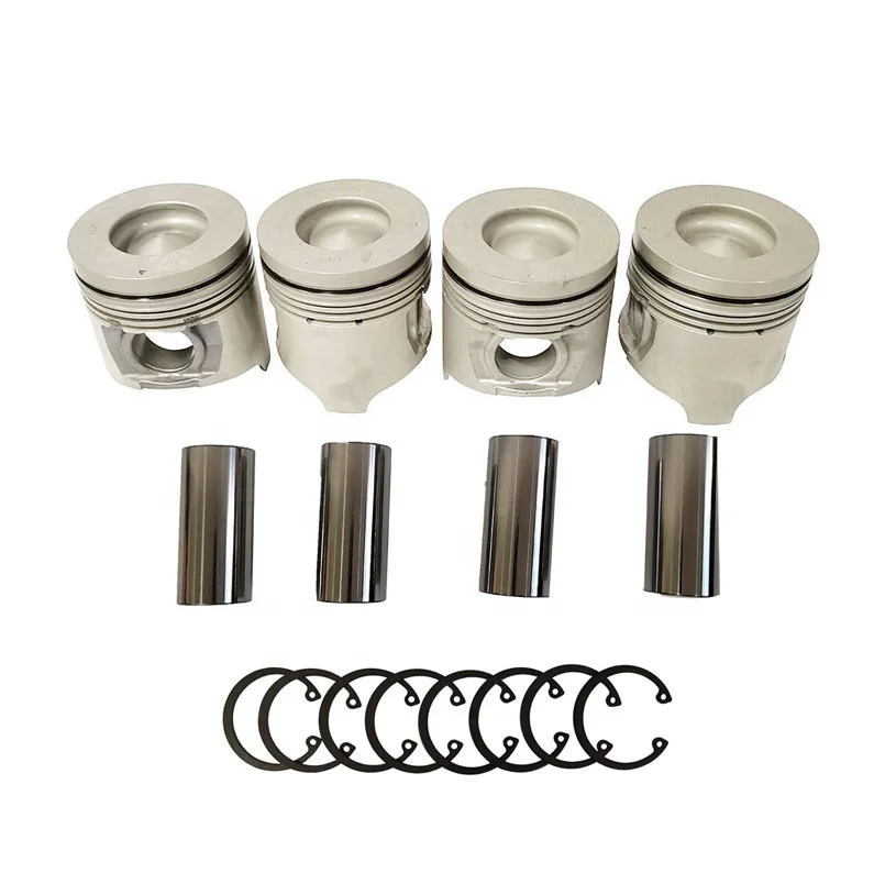 high quality isuzu 4hk1 4hk1-tc engine piston kit set for isuzu 700p nrk nkr accessories 4hk1 tc 5.2l forged piston kit