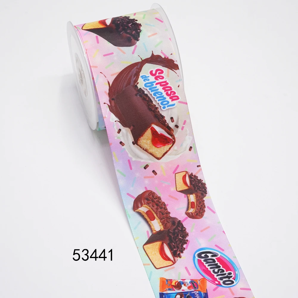 DIY Cartoon Food Printed Grosgrain Ribbon For Craft Supplies Sewing Accessories 5 Yards, Planar Resins Mold 10 Pieces. 52610