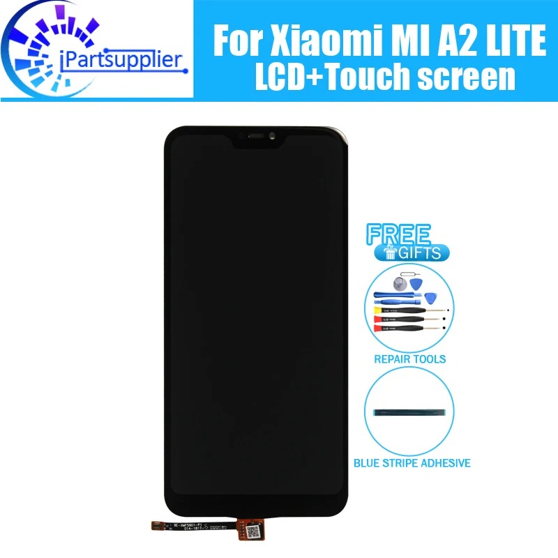 

5.84 inch For Xiaomi MI A2 LITE LCD Display + Touch Screen Digitizer 100% Tested LCD Screen+Touch for Xiaomi MI A2 LITE