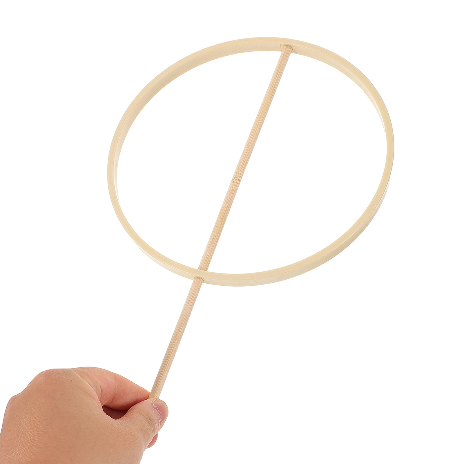 

Handcrafted Fan Kit Hand Fan Materials with Fan Frame and Handles for Creative Crafts and Home Decoration