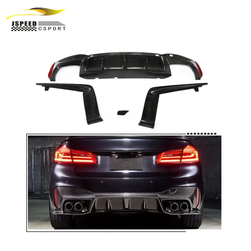 

Suitable for F90 M5 carbon fiber rear bumper diffuser separator BMW M5 2018 2019