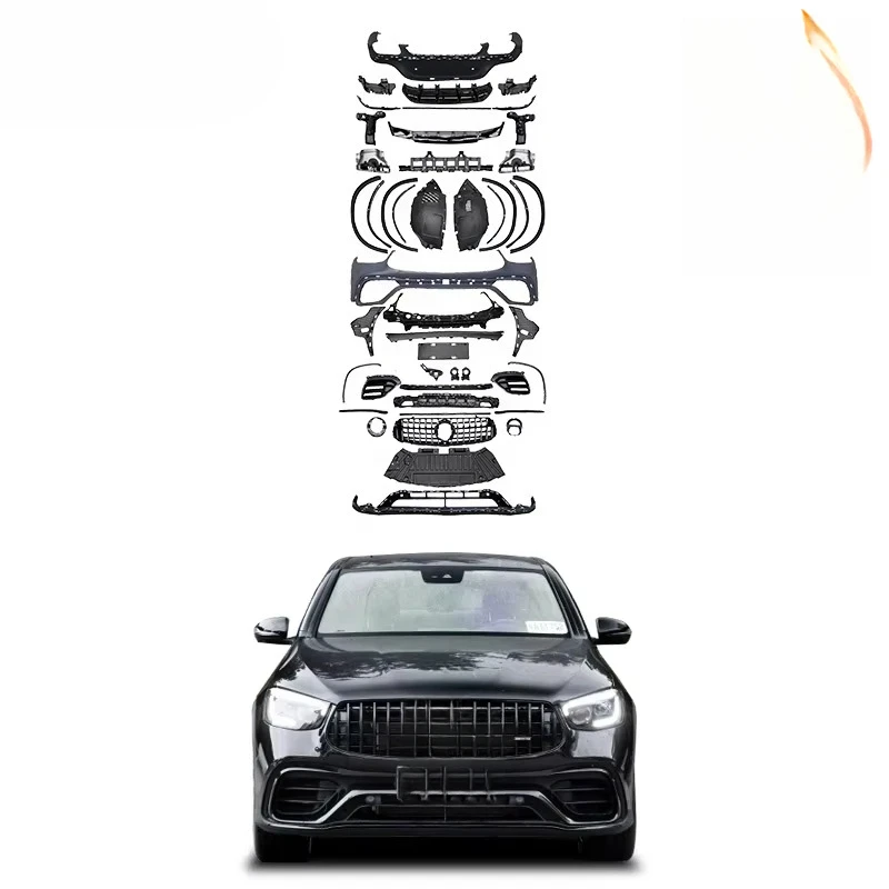 

GL C Coupe X253 GLC63s Body Kit - Front Bumper, Grille, Flare, Diffuser & Exhaust | Limited Offer