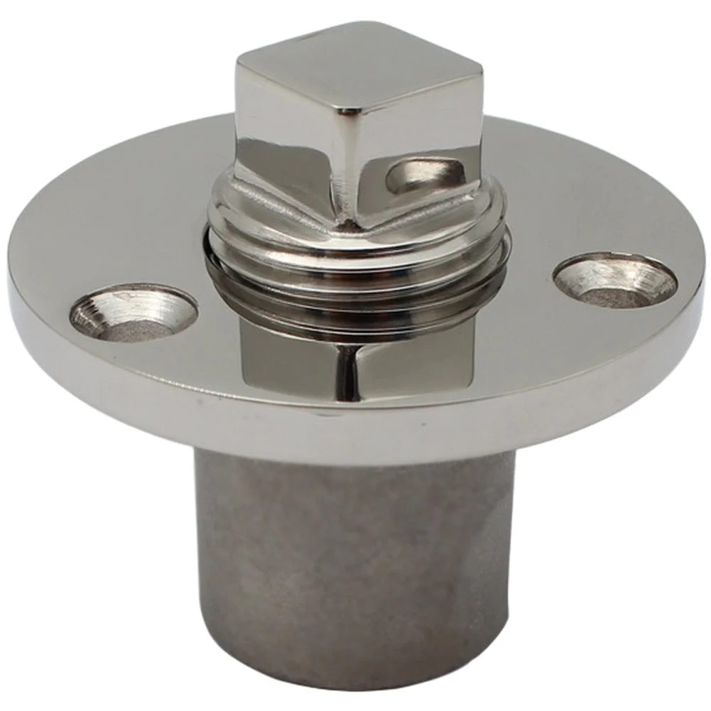 Cabin Drainage Stopper 316 Stainless Steel Drain Stopper For Marine Environments Superior Wear Resistance Round Outlet Shape