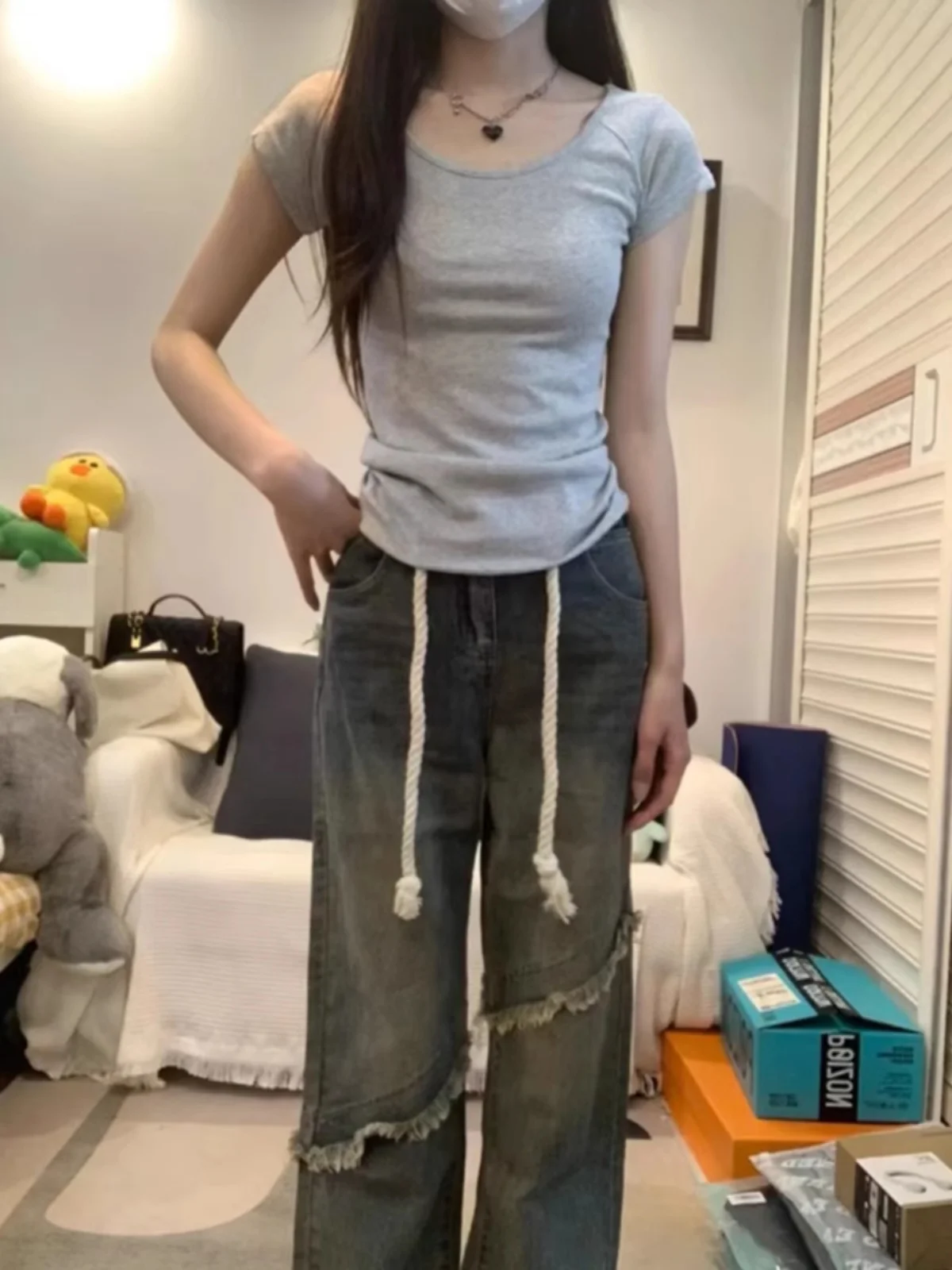 2025년 신상 여성 반팔 티셔츠 순면 한국 스타일 다용도 슬림 여름 패션 베이스 레이어 트렌디 탑