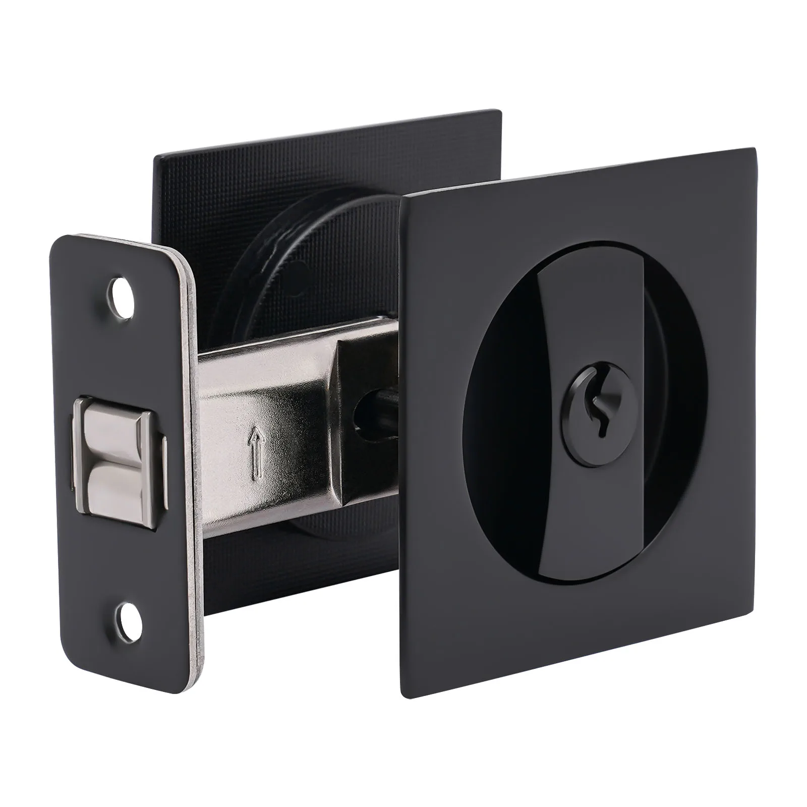 Durable Zinc Alloy Lock with Smooth Finish, Easy Installation, User-Friendly Double-Sided Design, Ideal for Left or