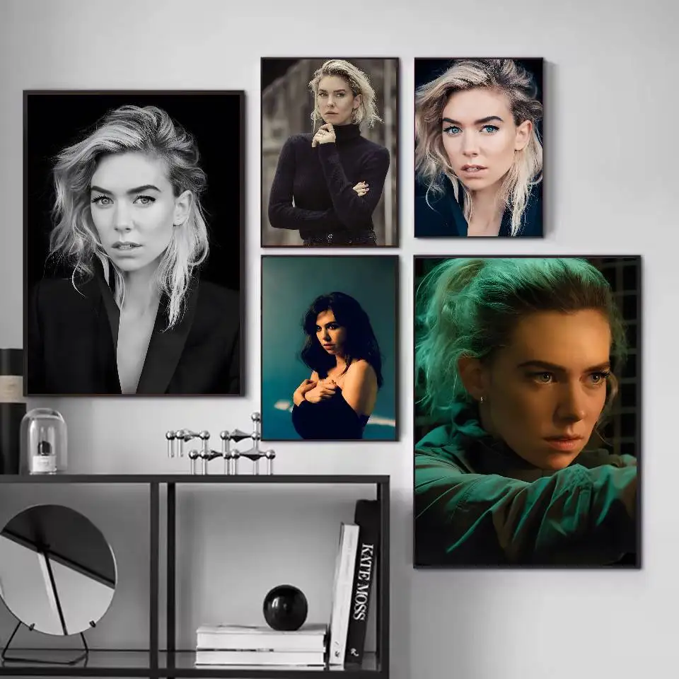 الممثلة V-فانيسا كيربي ملصق فني ذاتي اللصق مقاوم للماء ورقة ملصق مقهى بار غرفة النوم جدار ديكور #4