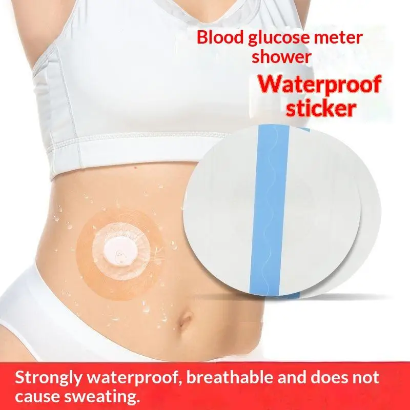 10/20/50 Packungen Freestyle Libre Sensor 2 Sensorabdeckung Latexfreies Klebeband Wasserdichtes CGM-Band Starke Klebepflaster – Detail 4