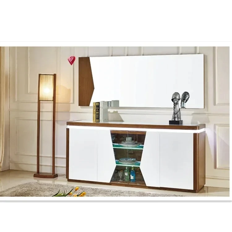 #For Light luxury dining side cabinet Living room  modern decoration four doors storage dining cabinet