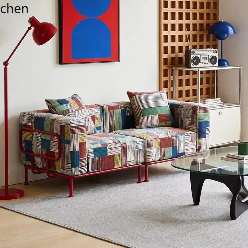 Hxl dopamine color fabric sofa living room modular sectional sofa