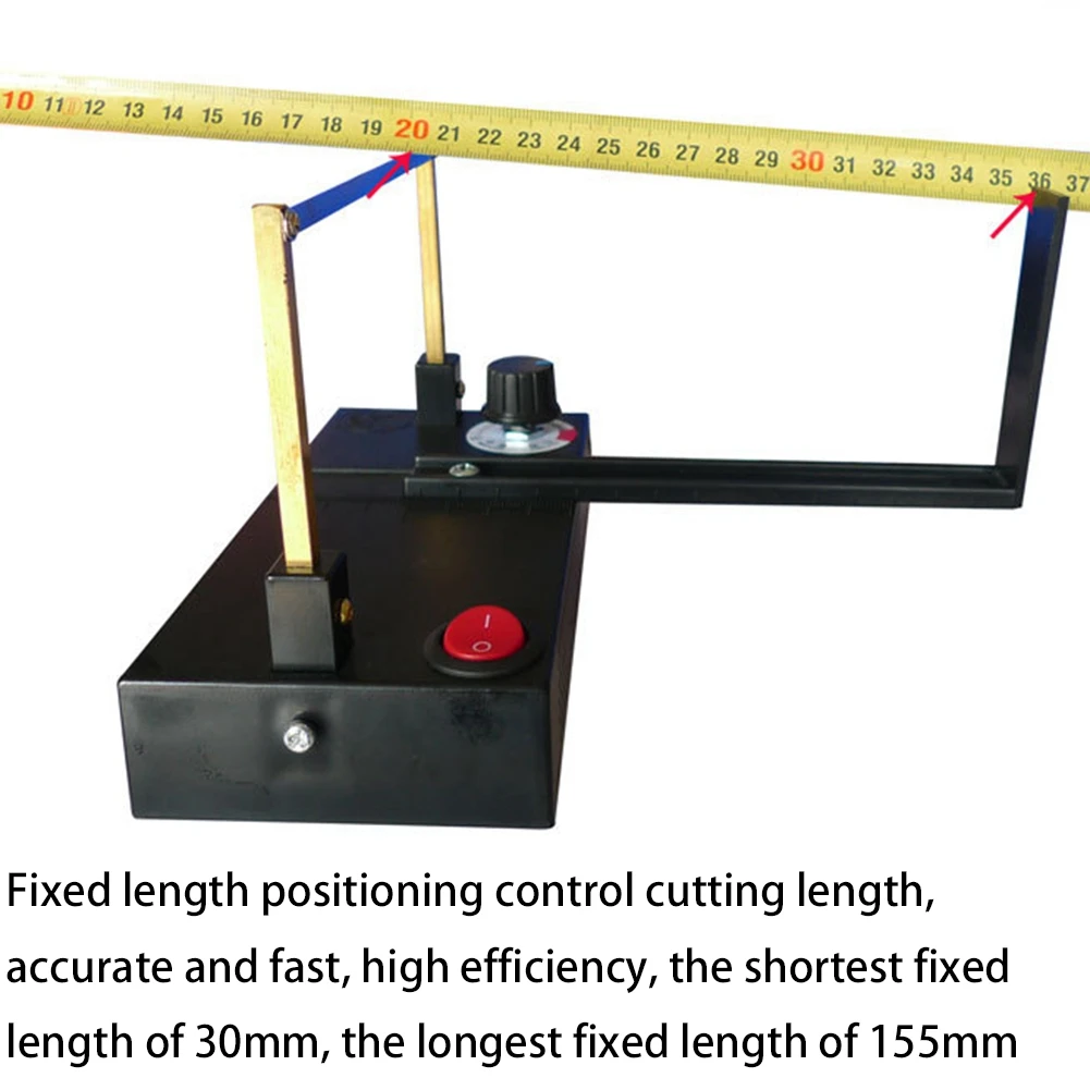 Mini Hot Cutting Machine Manual Electric Heating Cutter for Ribbon Lace Braided Belts 220V Satin Cutting Machine EU Plug