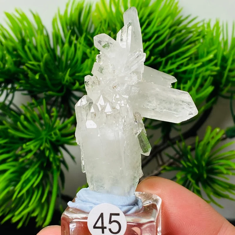 Natural Stones Green Crystal Cluster Specimen Feng Shui Quartz Witchcraft Energy Healing Teaching