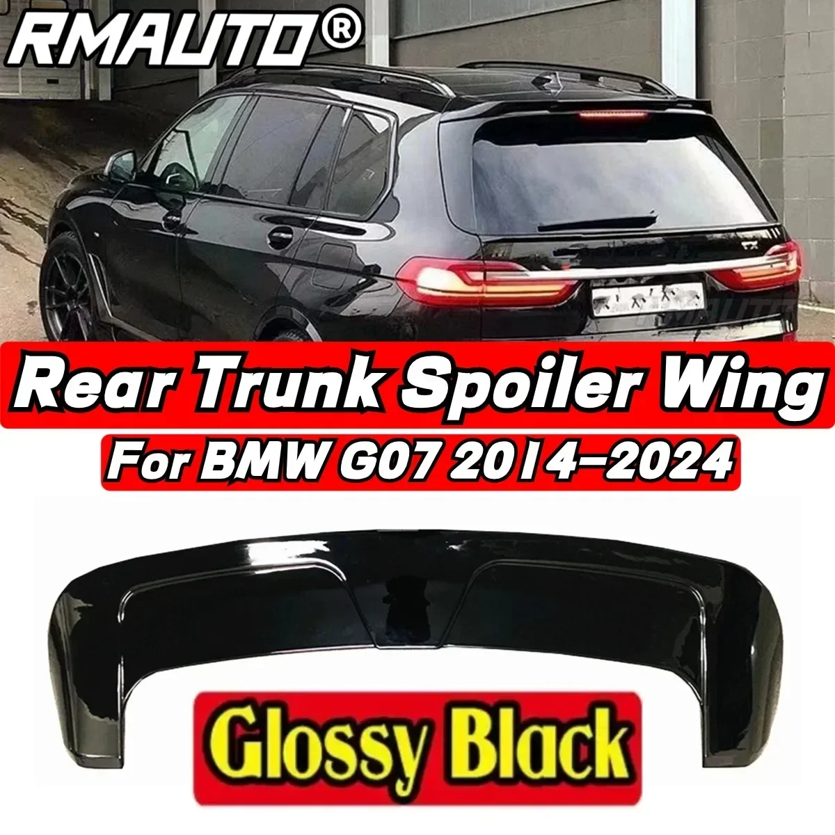 BMW G07 Car Rear Roof Spoiler Exterior Part Car Rear Spoiler Wing For BMW X7 G07 2019 2020 2021 2022 2023 2024 Car Accessories