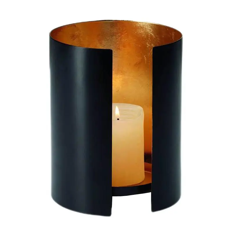 Creative gold candle holder ornament retro aromatherapy burner high-end light luxury household candle holder