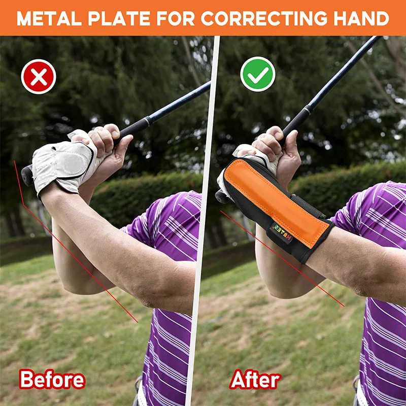 1Pc Golf Swing Wrist Trainer Brace Wrist Angle Correction Fixing Strap Golf Posture Training Aid Wrist Lock Band