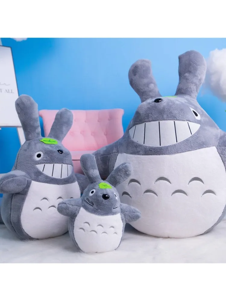 Mein Nachbar Totoro Niedliches Weiches Flauschiges Plüschtier Cartoon-Anime-Charakter Plüschfigur Dekoratives Geschenk für Fans Sammlung