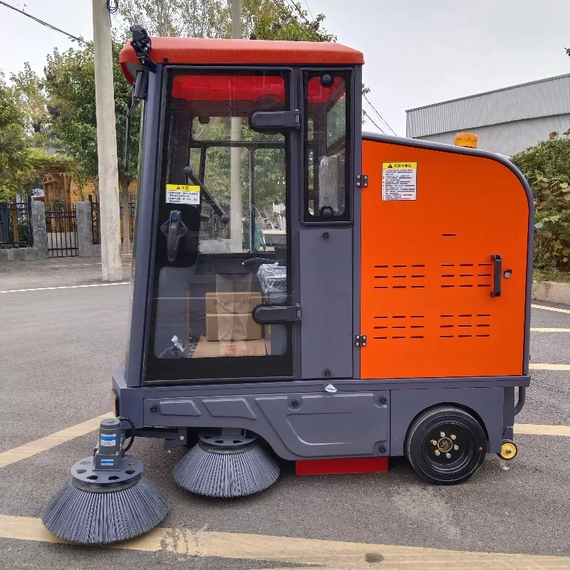 

Customized Automatic Battery Operated Floor Sweepers For Factory Workshop And Parking Lot Cleaning