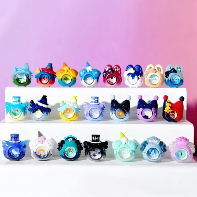 الأصلي الفراولة موسيتا داوني تتدفق الضوء واللوحة الظلال سلسلة لطيف الفول صندوق أعمى تحصيل أرقام العصرية هدية #6