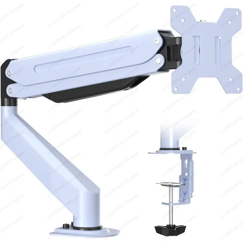 New Monitor Mount Gas Spring Monitor Arm Desk Mount Fully Adjustable Fits 17-32inch Monitors Weight Capacity up to 22 Lbs