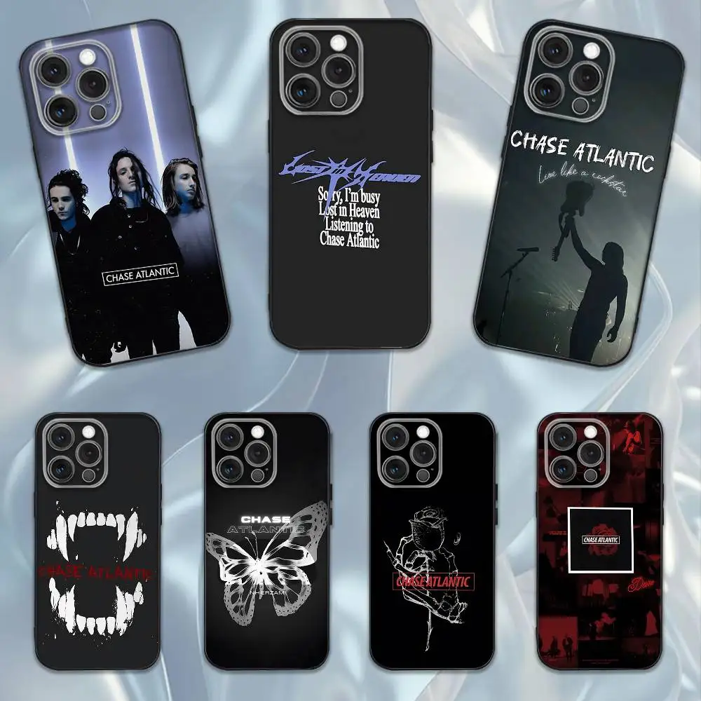 

C-Chase Atlantic Music Group Phone Case For iPhone 16e,16,15,14,13,12,11,Pro,X,XS,Max,XR,Plus,Mini Soft Black Cover