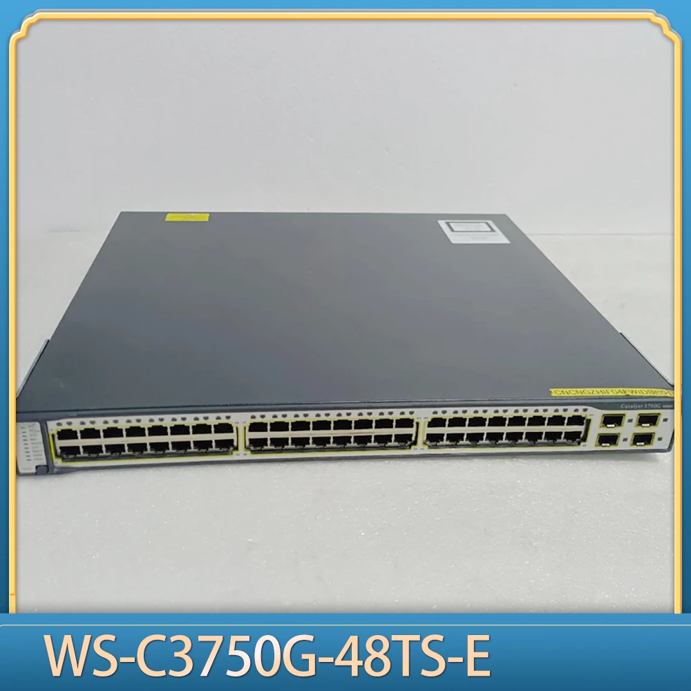 1pcs For Cisco 48-port Gigabit 4SFP Three-layer Switch WS-C3750G-48TS-E